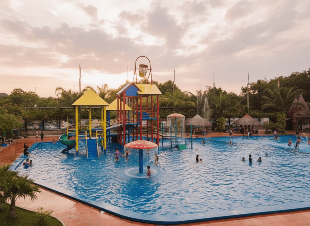 Khu tr&ograve; chơi nước mini cho trẻ em